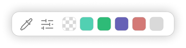 Color swatches panel