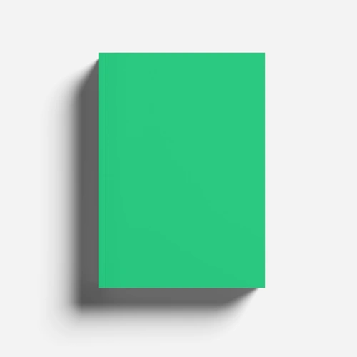 Paperback book seen from above